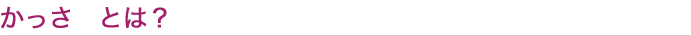 かっさとは？